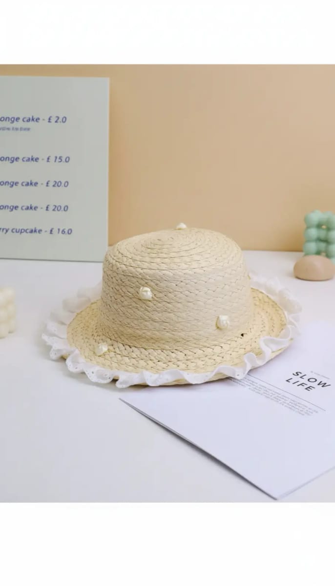 Sombrero de Paja Infantil Beige YOYOSO