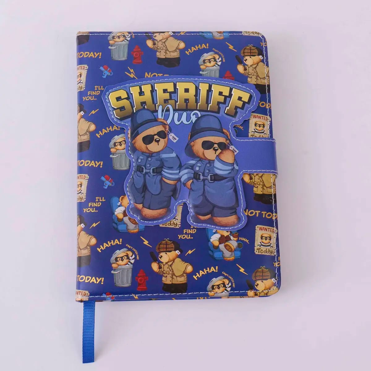 Cuaderno Magnético Azul B6 Teddy Island x YOYOSO