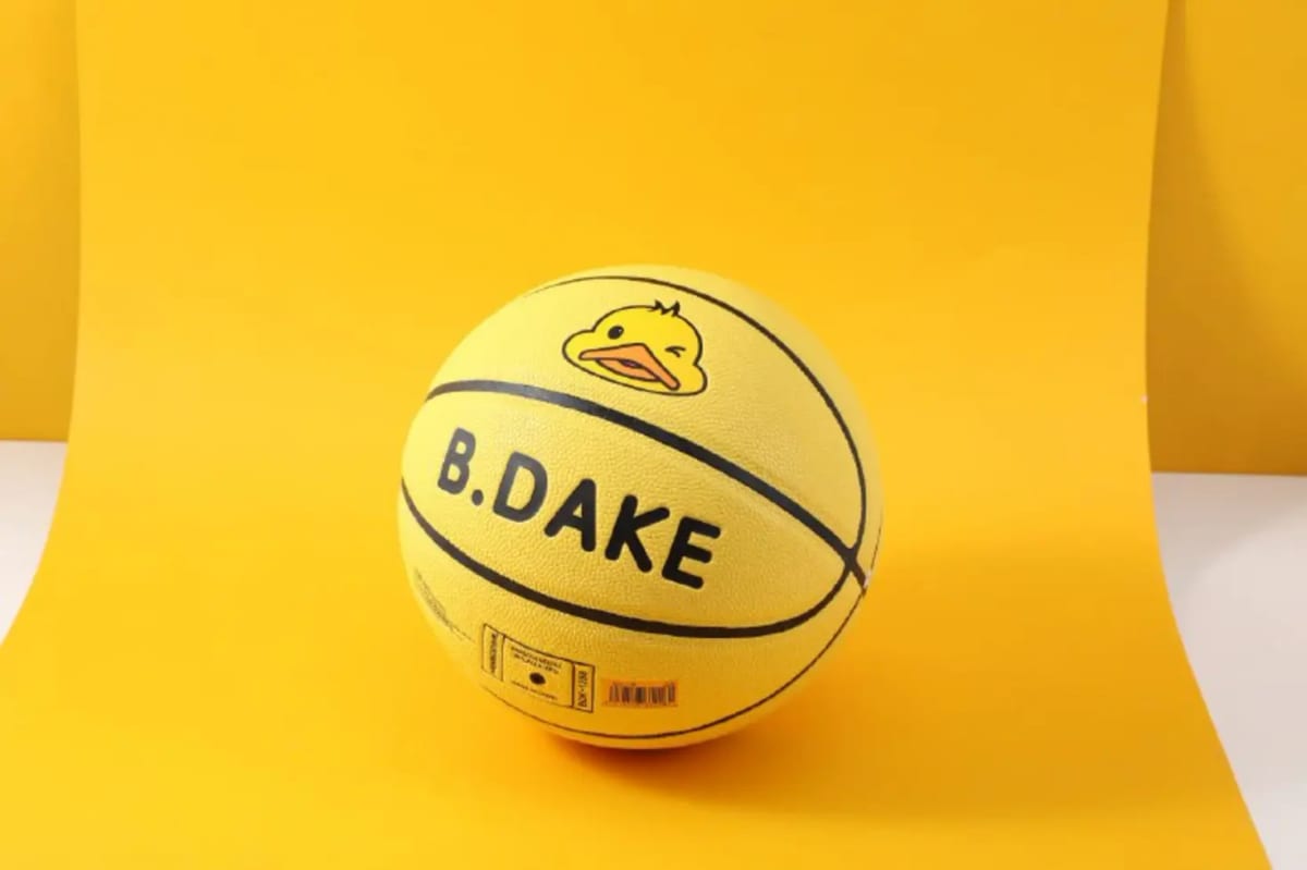 Pelota de Baloncesto Amarilla Divertida YOYOSO