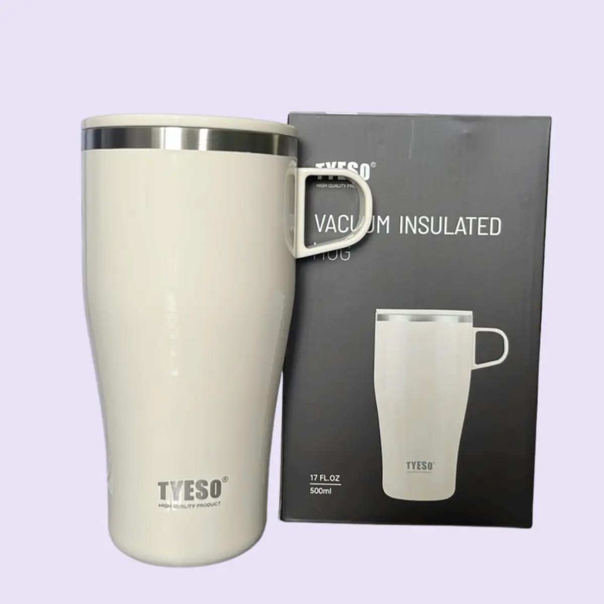 Termo TYESO 500ml Blanco YOYOSO