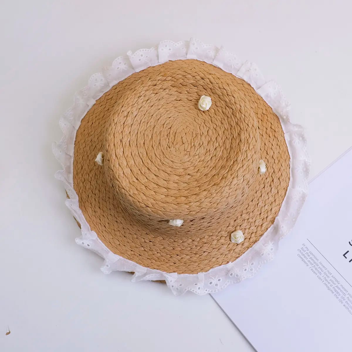 Sombrero de Paja para Niños Flower YOYOSO