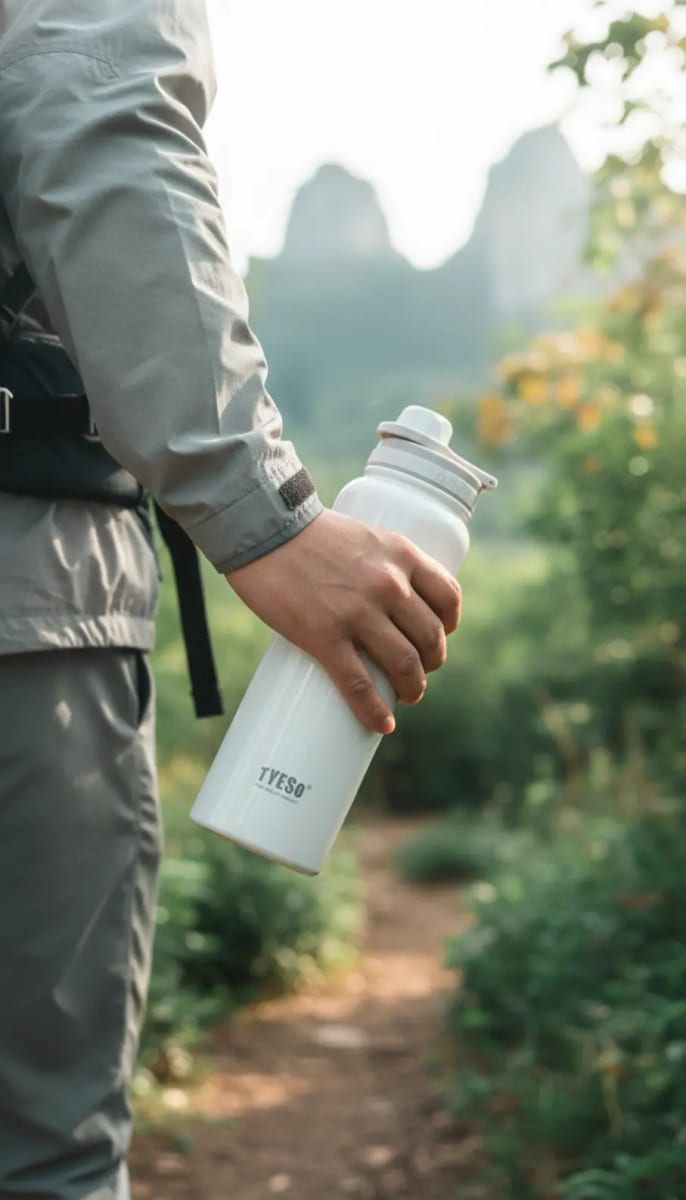 Termo TYESO de Acero Inoxidable 1050ml Blanco