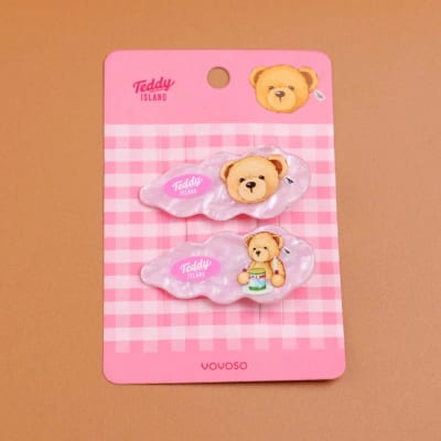 Clip para Cabello Color Sólido Teddy Island x YOYOSO