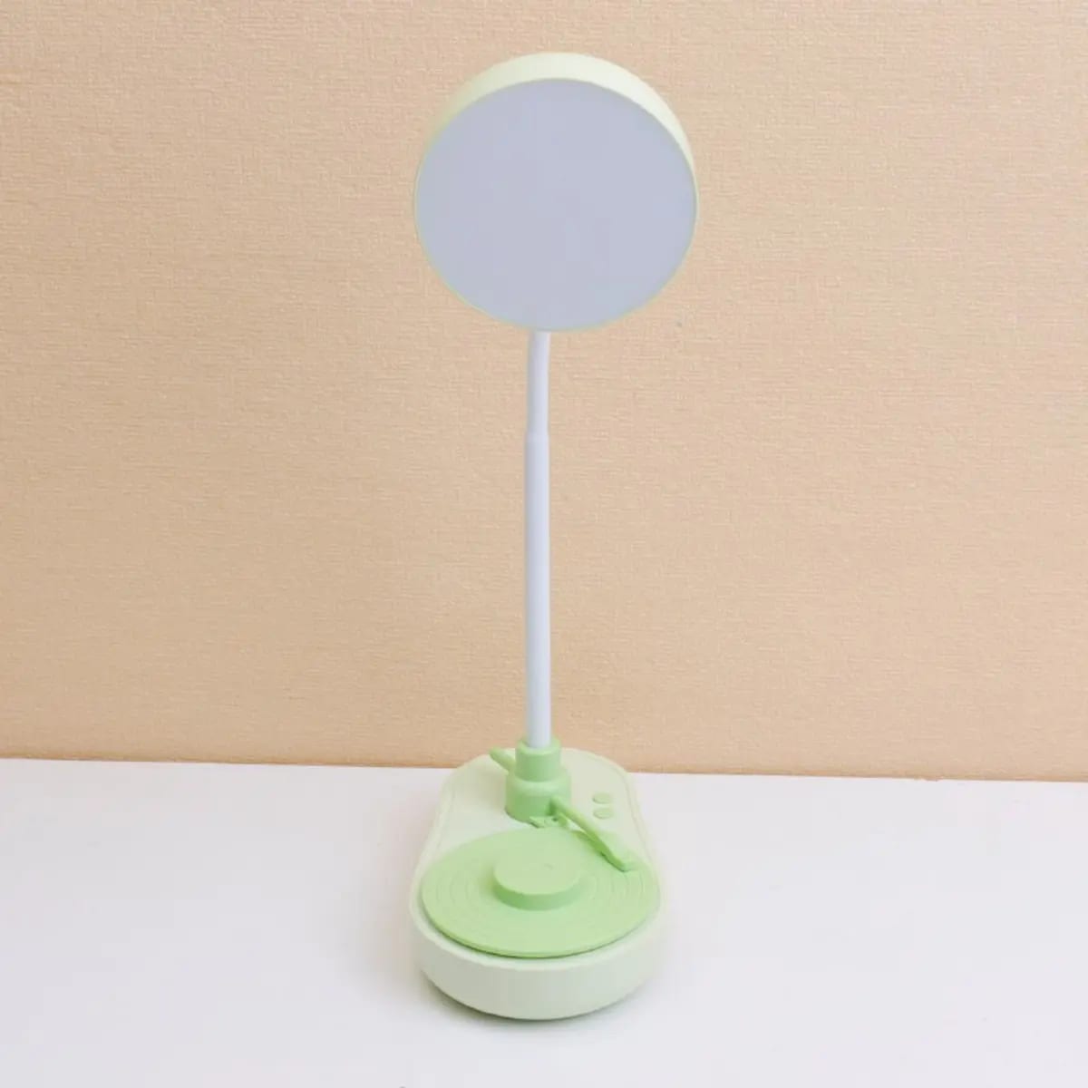 Lámpara de Mesa con Reproductor de Vinilo Recargable Verde YOYOSO
