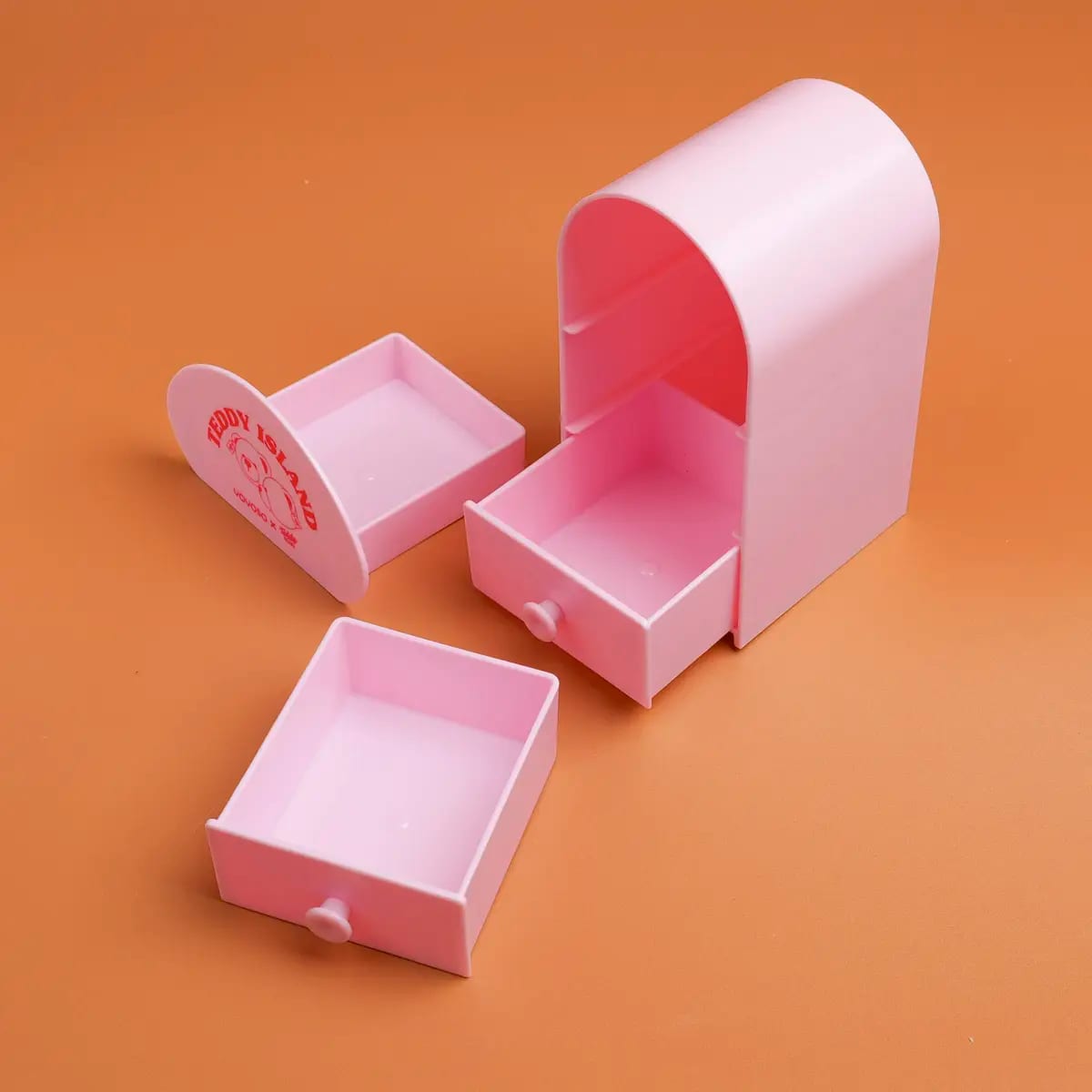 Caja de Almacenamiento Tres Capas Teddy Island x YOYOSO