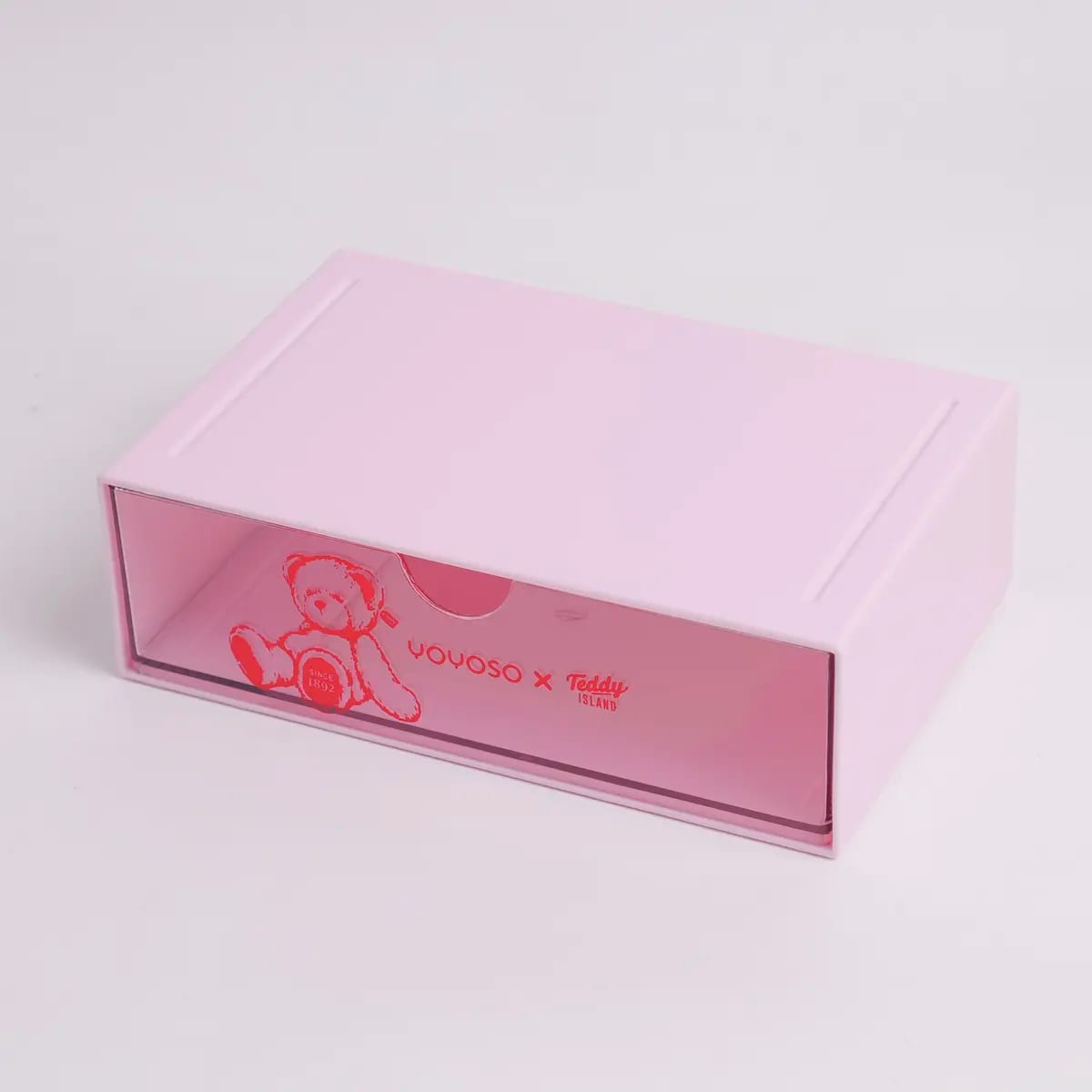 Caja de Almacenamiento de Cajón Capa Única Teddy Island x YOYOSO