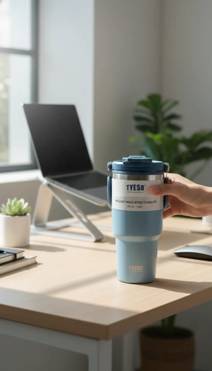 Termo TYESO 750ml Azul YOYOSO