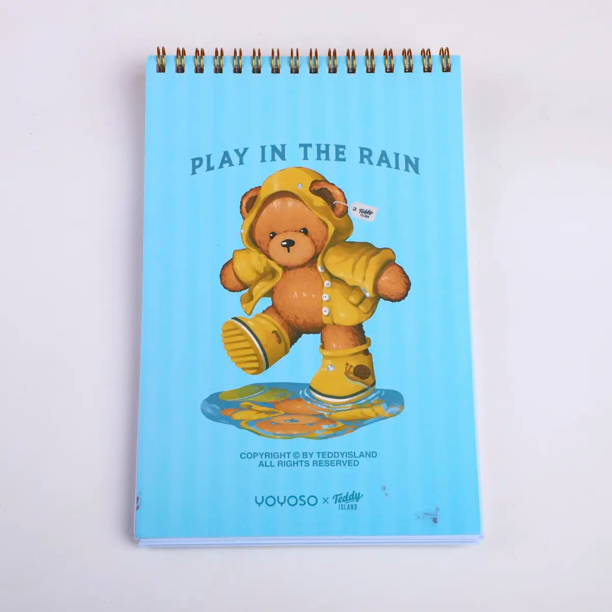 Planificador Semanal B5 con Páginas de Color Teddy Island x YOYOSO