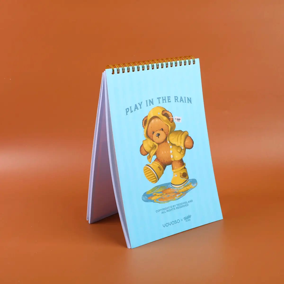 Planificador Semanal B5 con Páginas de Color Teddy Island x YOYOSO