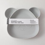 Plato de Silicona de Osito - Color Gris - Imagen 4
