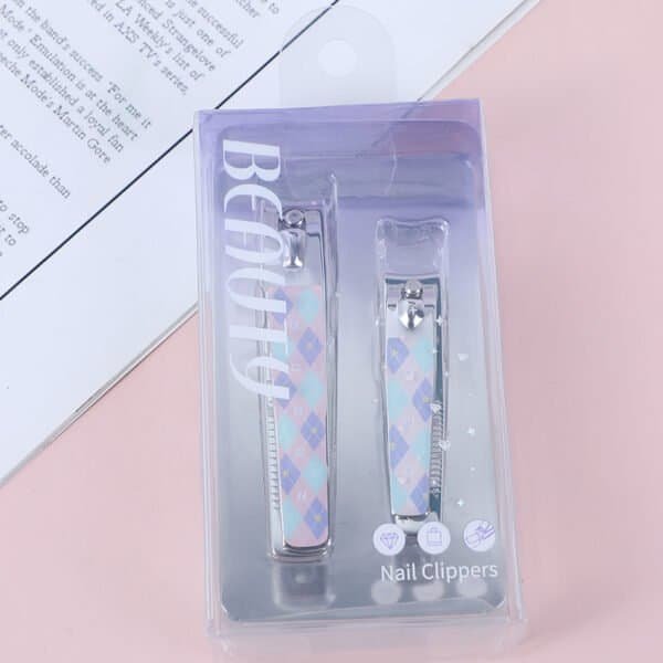 Corta uñas multifuncionales grande y pequeño con diseño - Imagen 2