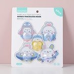 Ganchos de Pared - Conejitos Austronautas