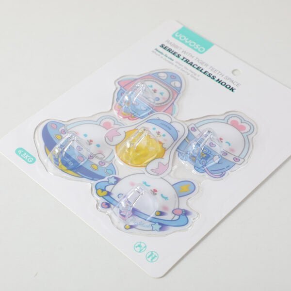 Ganchos de Pared - Conejitos Austronautas - Imagen 5