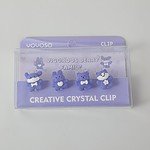 Clips de Crystal "Purple Animals" - Imagen 3