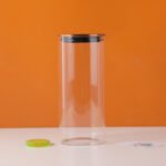 Contenedor de vidrio diseño "Silver" de 1400ml - Grande