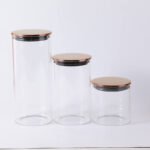 Contenedor de vidrio diseño "Silver" de 1000ml - Mediano - Imagen 3