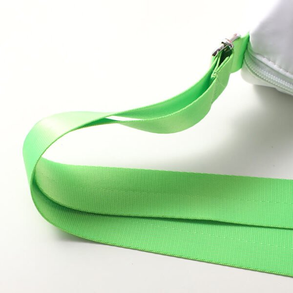 Cartera "Note" - en colores Blanco con Verde - Imagen 3