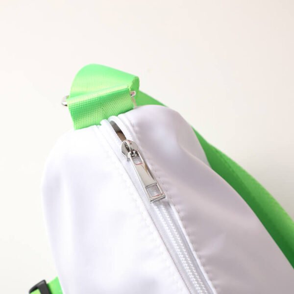 Cartera "Note" - en colores Blanco con Verde - Imagen 7