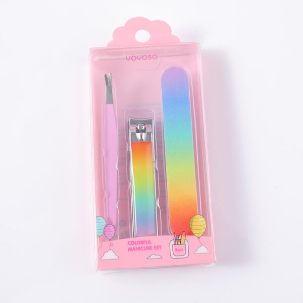 Set de Manicura "Aicoíris" - 3 piezas - Imagen 6