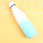 Taza Ovalada de Acero Inoxidable de una Sola Capa 750 ml Azul - Imagen 3