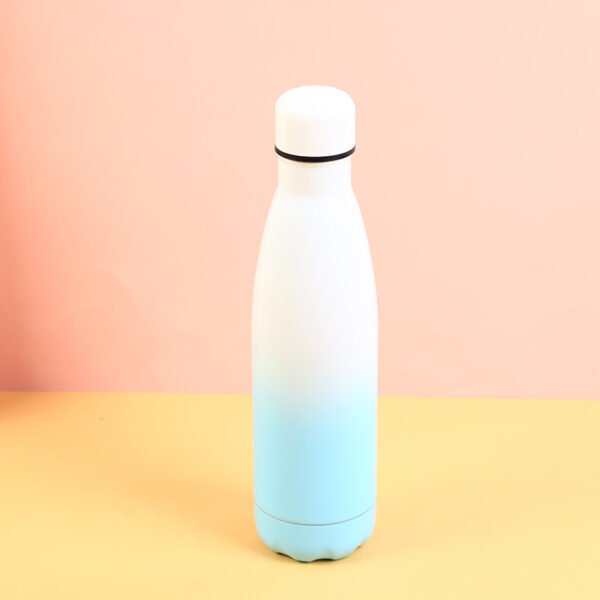 Taza Ovalada de Acero Inoxidable de una Sola Capa 750 ml Azul - Imagen 4