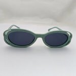 Gafas de Sol para Mujeres con Marco Hueco 3749 - Verde Grisáceo