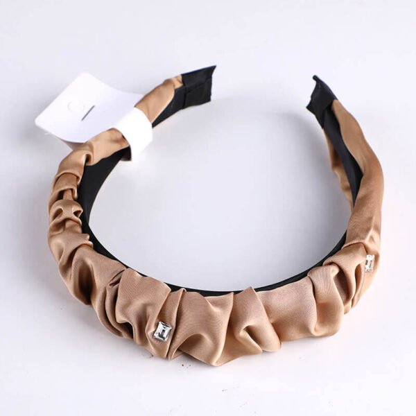 Cintillo de Pliegues con Rhinestones - Imagen 2