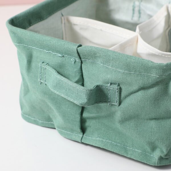 Caja de Almacenamiento de la Serie Navidad con Diseño de Cuadrícula - Imagen 4