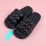 Zapatillas de Casa para Hombre con Suela Suave y Masaje - Talla 42-43 (Negro)