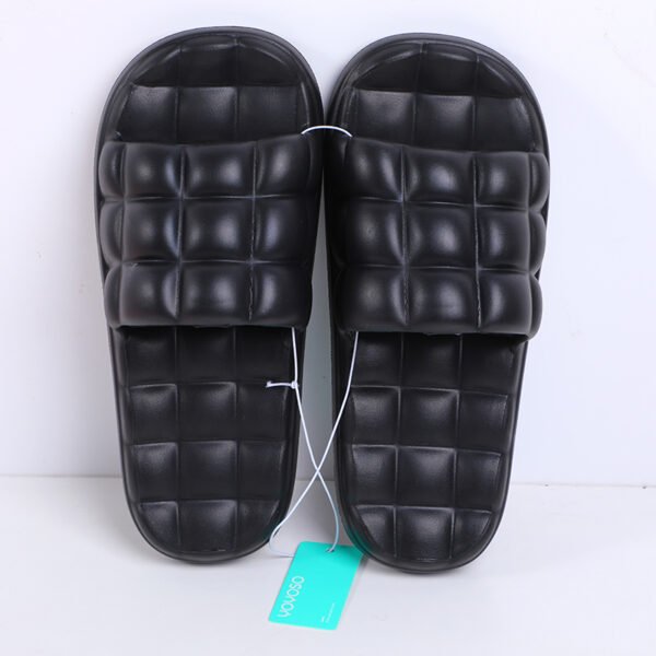 Zapatillas de Casa para Hombre con Suela Suave y Masaje - Talla 40-41 (Negro) - Imagen 3