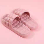 Zapatillas de Casa para Mujer con Suela Suave y Masaje-Talla 36-37 (Rosa Claro) - Imagen 2