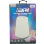 Lámpara de Noche y Linterna Portátil 2 en 1 Premier Lumen8