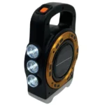 Lámpara Solar de Emergencia Multifuncional de 3 Fuentes de Luz y 20 Watts - Imagen 6