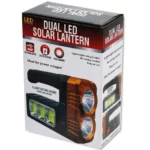 Linterna Solar de Doble Fuente LED Recargable