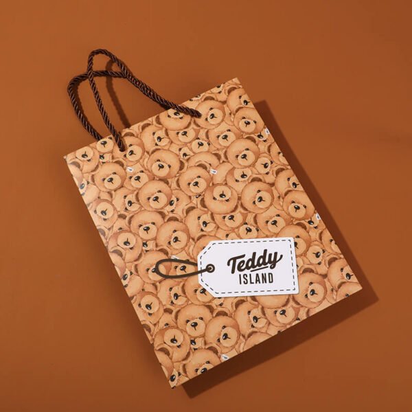 Bolsa de Regalo Grande TEDDY ISLAND - Oso Repetido - Imagen 3
