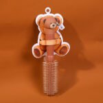 Peine para Cabello Rizado TEDDY ISLAND - Marrón Oscuro