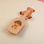 Peine de Masaje Cuadrado TEDDY ISLAND - Marrón Claro - Imagen 4