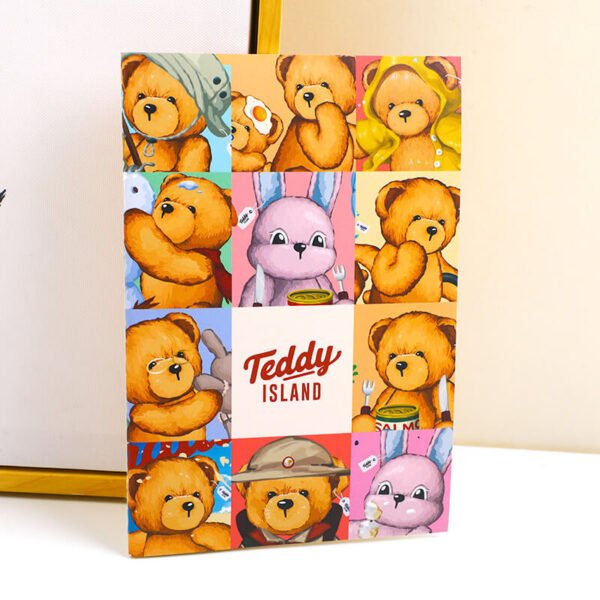 Cuaderno con Páginas Rayadas TEDDY ISLAND A5 (Pack de 3) - Imagen 4