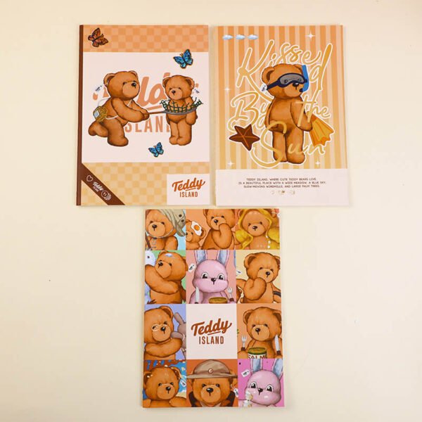 Cuaderno con Páginas Rayadas TEDDY ISLAND B5 (Pack de 2) - Imagen 2
