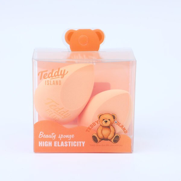 Esponjas de Maquillaje TEDDY ISLAND - Pack de 3 (Color Marrón Claro) - Imagen 2