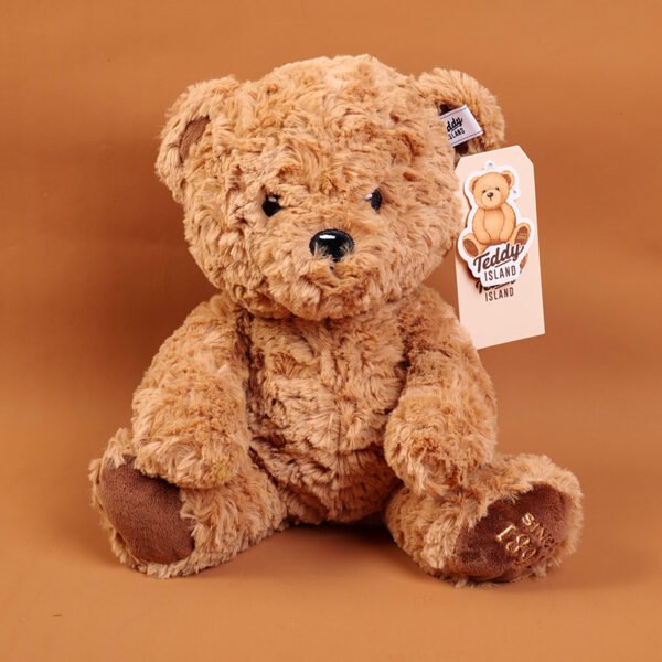 Muñeco de Peluche Oso Sentado TEDDY ISLAND - 25 cm (Color Oscuro) - Imagen 2
