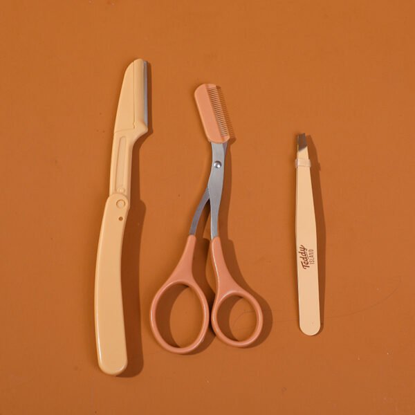 Set de Herramientas para Cejas TEDDY ISLAND (Cortador de Cejas + Tijera + Pinzas) - Imagen 3