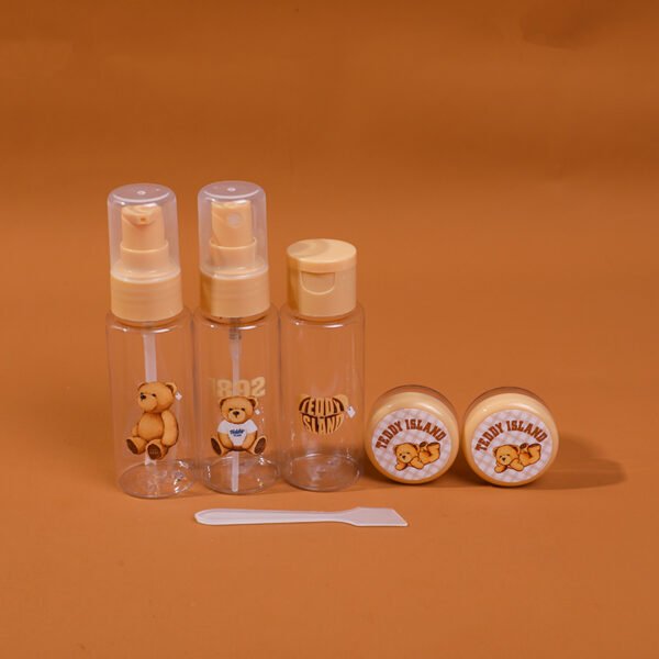 Set de Botellas de Viaje TEDDY ISLAND - 6 Piezas - Imagen 3