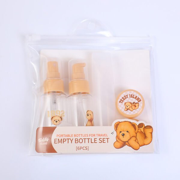 Set de Botellas de Viaje TEDDY ISLAND - 6 Piezas - Imagen 4