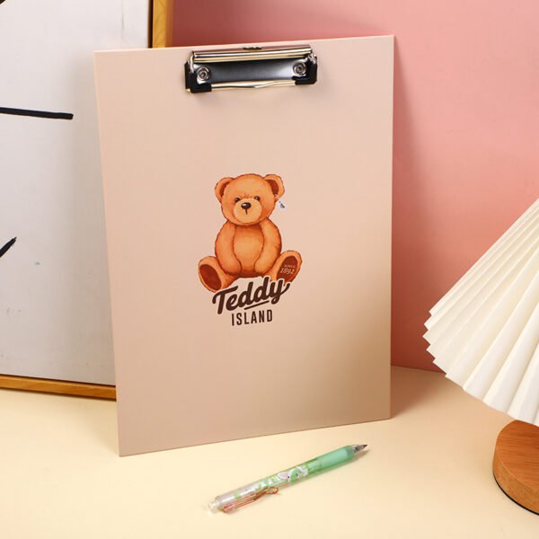 Clipboard de Papel de Color Sólido A4 TEDDY ISLAND - Imagen 2