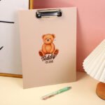 Clipboard de Papel de Color Sólido A4 TEDDY ISLAND