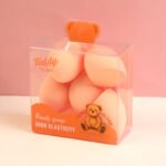 Esponja de Maquillaje Cute - Set de 5 Piezas Rosa - Teddy Island - Imagen 3