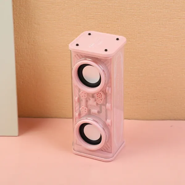 Altavoz Inalámbrico Serie de Cubos de Hielo A8 - Rosa - Imagen 3