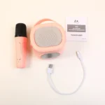 Set de Micrófono y Altavoz Inalámbrico A16 - Rosa - Imagen 2