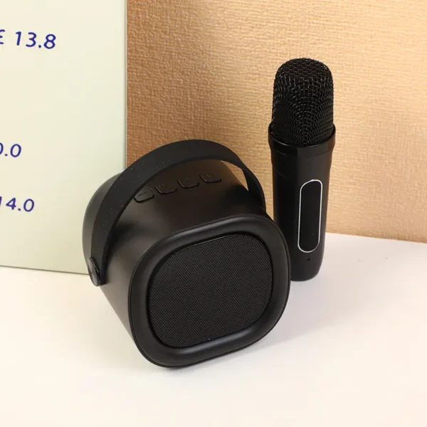 Set de Micrófono y Altavoz Inalámbrico A16 Negro con Tres Modos de Voz - Imagen 2